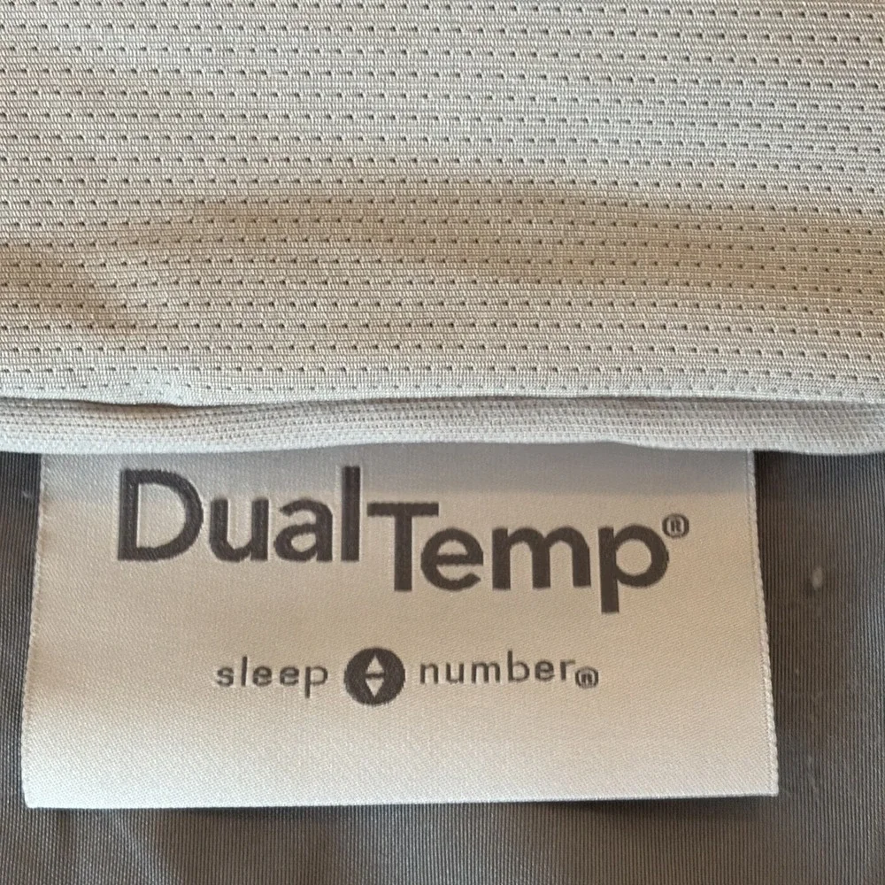 Sleep Number DUAL TEMP Heat & Cool Mattress Layer Pad HALF Queen Gray i10